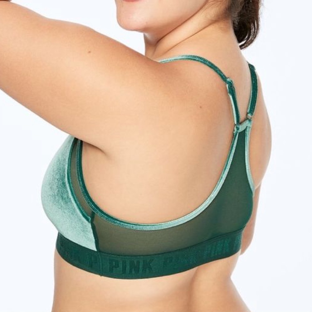 NWOT vs pink velvet sports bra - Picture 2 of 16
